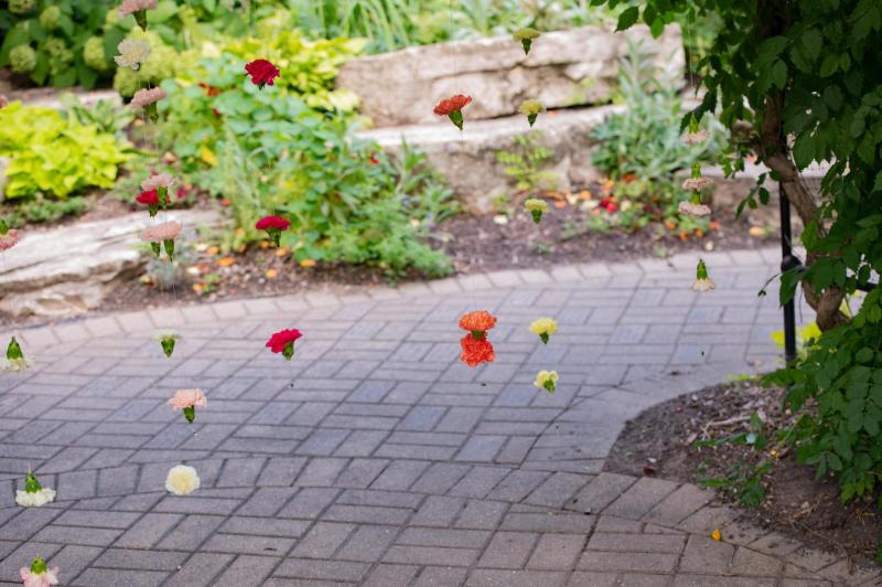 Hanging Floral Backdrop