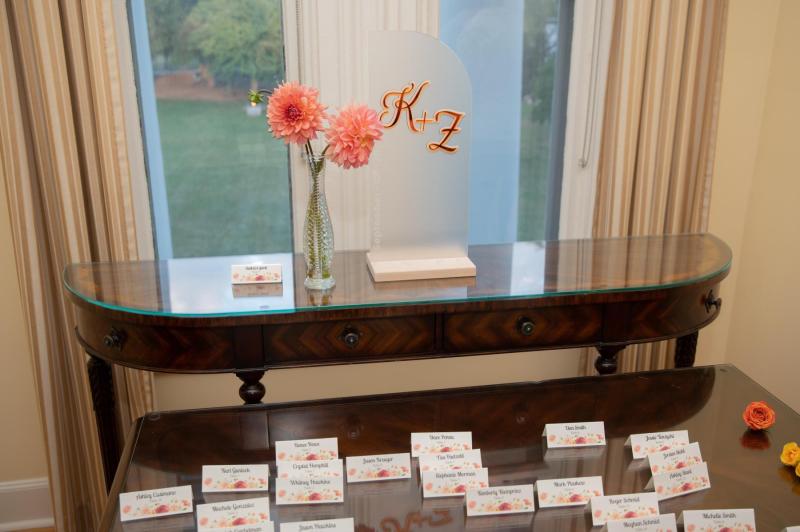 Place card table